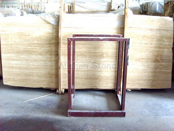 Wood Grain Travertine stone slabs